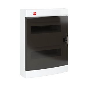 Щиток настенный с дверцей 24 мод.,IP41, белый, с клеммным блоком 63А, артикул RB24W4TWD 