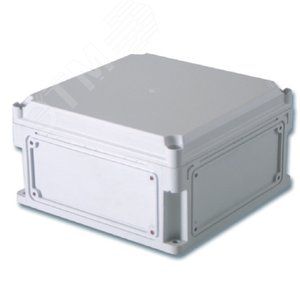 Корпус IP67 300х200х160,  с выбивным фланцем,  непрозрачная крышка, артикул 532310