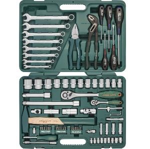 Набор инструмента универсальный 1/4'', 1/2''DR, 77 предметов, артикул S04H52477S 